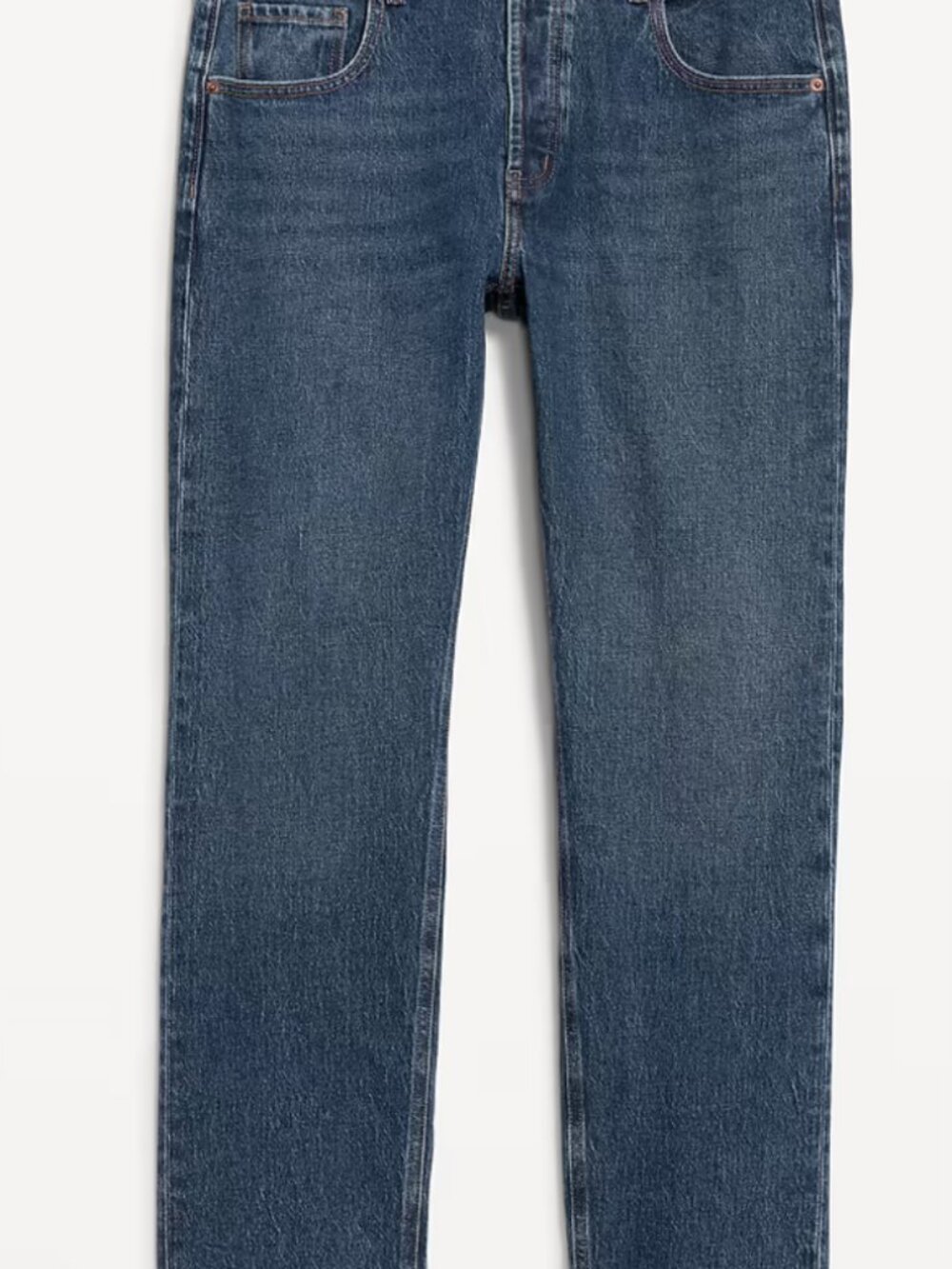 Old Navy Mid-Rise Slouchy Straight Boyfriend-like jeans - Picture 5 of 6